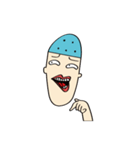 The Blue Bald boy（個別スタンプ：14）