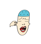 The Blue Bald boy（個別スタンプ：16）