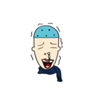 The Blue Bald boy（個別スタンプ：17）