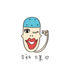 The Blue Bald boy（個別スタンプ：28）