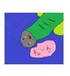 個性的なキャラクターたちのスタンプ（個別スタンプ：5）