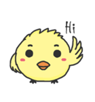 A cute crazy chick（個別スタンプ：1）