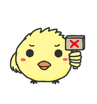 A cute crazy chick（個別スタンプ：3）