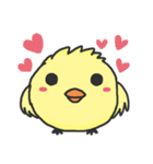 A cute crazy chick（個別スタンプ：14）