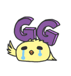 A cute crazy chick（個別スタンプ：16）