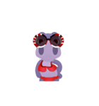 Hippo Slow Life : Bikini Ver.03（個別スタンプ：4）