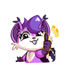 Violet the AstroSquirrel by trikono（個別スタンプ：3）