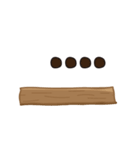 Just a piece of wood.（個別スタンプ：2）