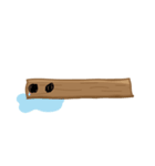 Just a piece of wood.（個別スタンプ：7）