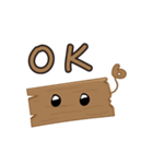 Just a piece of wood.（個別スタンプ：9）