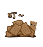 Just a piece of wood.（個別スタンプ：28）