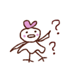 バレリーナ鳥のスタンプ3（個別スタンプ：1）