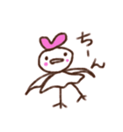 バレリーナ鳥のスタンプ3（個別スタンプ：2）