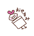 バレリーナ鳥のスタンプ3（個別スタンプ：3）