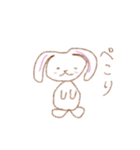 ブラウンラビット（個別スタンプ：6）