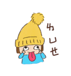 Hair cap sister（個別スタンプ：12）