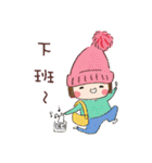 Hair cap sister（個別スタンプ：32）