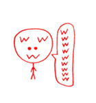 煽る棒人間（個別スタンプ：7）