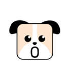 Cute Face and Puppy（個別スタンプ：6）