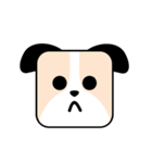 Cute Face and Puppy（個別スタンプ：21）