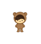 Boy Brown Bear Dance（個別スタンプ：2）