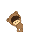 Boy Brown Bear Dance（個別スタンプ：13）