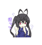 白黒姉妹とおともだち（個別スタンプ：11）