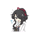 白黒姉妹とおともだち（個別スタンプ：13）
