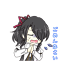 白黒姉妹とおともだち（個別スタンプ：14）