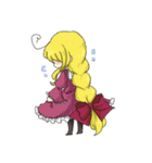 白黒姉妹とおともだち（個別スタンプ：17）