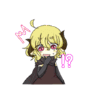 白黒姉妹とおともだち（個別スタンプ：36）