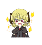 白黒姉妹とおともだち（個別スタンプ：38）