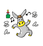 ロバのじゅーじ君とてんしちゃんスタンプ（個別スタンプ：5）