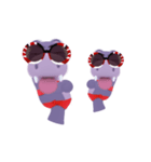 Hippo Slow Life Bikini（個別スタンプ：32）
