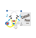 StethSoCuteV,Eng（個別スタンプ：25）