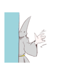 △▲サンカクズキン▲△（個別スタンプ：40）