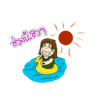 Cute Woman Teacher Thai（個別スタンプ：30）