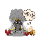 Jin Huye likes eating the artillery（個別スタンプ：35）