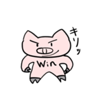 脱力系こぶたぬきつねこ（個別スタンプ：11）