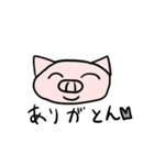 脱力系こぶたぬきつねこ（個別スタンプ：12）