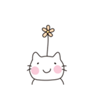 ほのぼのしろねこ（個別スタンプ：11）