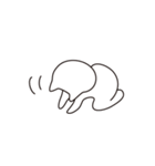 ほのぼのしろねこ（個別スタンプ：20）