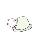 ほのぼのしろねこ（個別スタンプ：22）