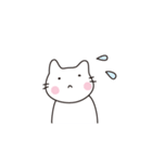 ほのぼのしろねこ（個別スタンプ：23）