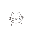 ほのぼのしろねこ（個別スタンプ：26）