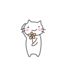 ほのぼのしろねこ（個別スタンプ：30）