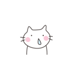 ほのぼのしろねこ（個別スタンプ：36）