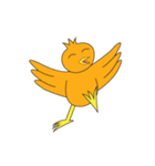 Rikin the orange bird（個別スタンプ：2）