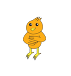Rikin the orange bird（個別スタンプ：3）