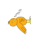 Rikin the orange bird（個別スタンプ：4）